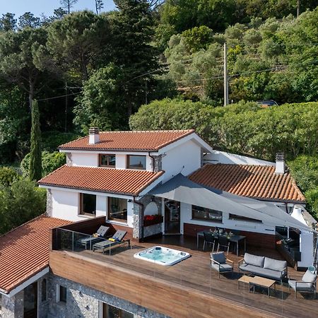 Spettacolare Vista Isola Terrazza E Idromassaggio Villa Noli Eksteriør billede