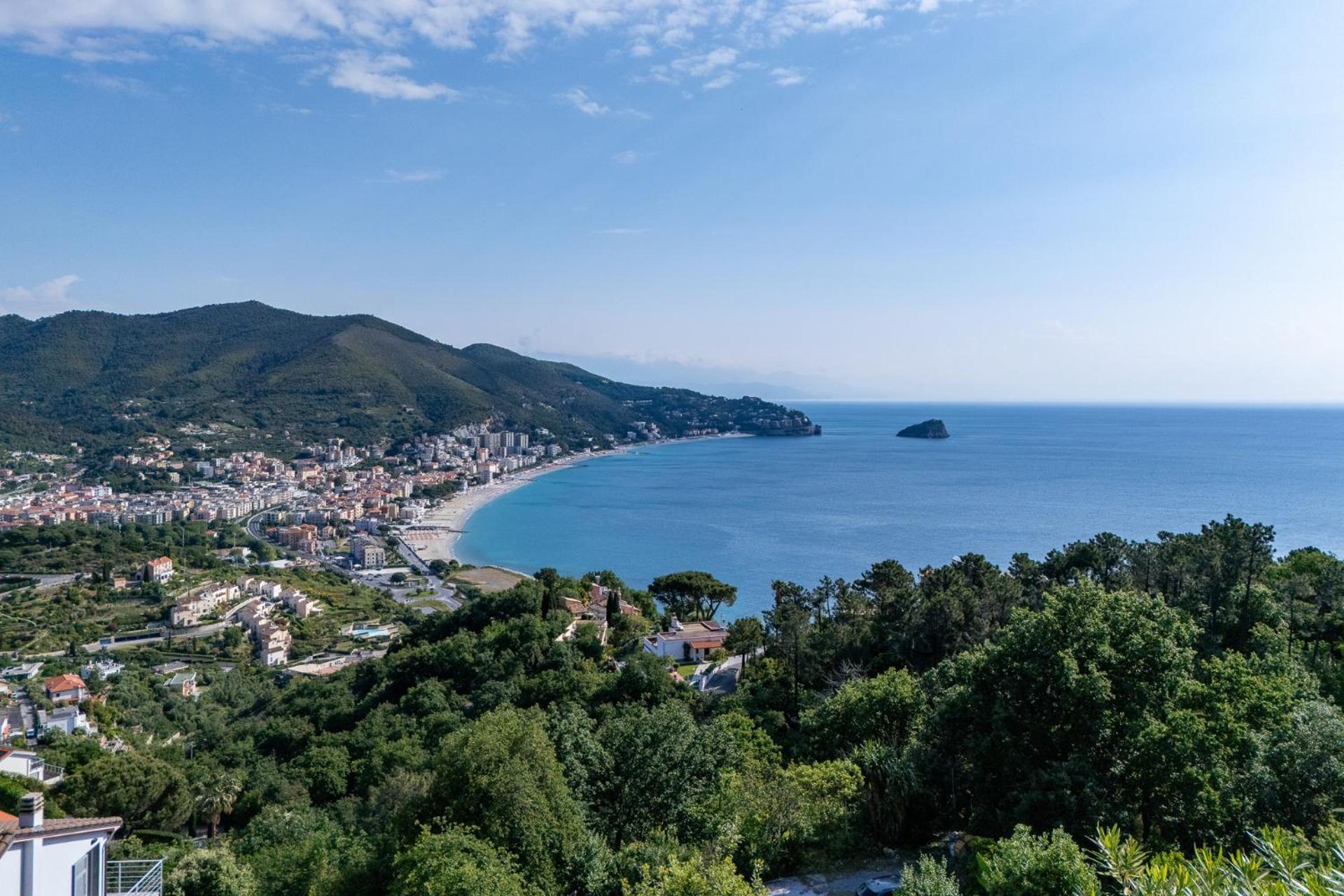 Spettacolare Vista Isola Terrazza E Idromassaggio Villa Noli Eksteriør billede